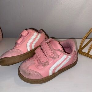 Cat & Jack Pink and White Velcro Sneakers